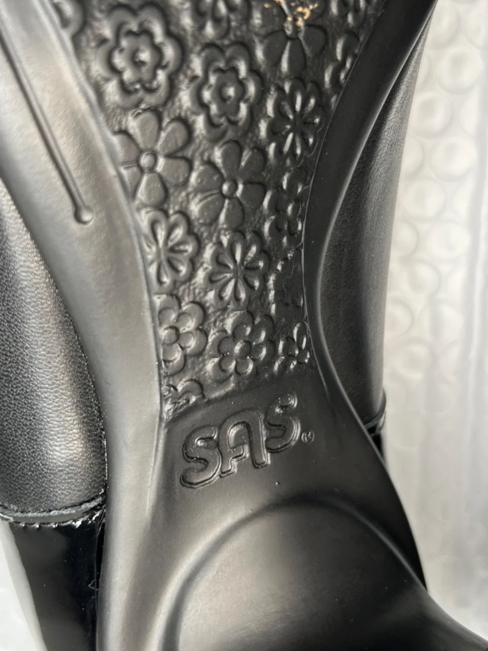 SAS Shoes Isabel Black Patent Leather Mary Jane Pump Heels US 8.5 EU 39 JP 24.5